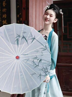 清竹如梦令舞蹈伞古风道具跳舞伞中国风网红M古装拍照古典工艺舞