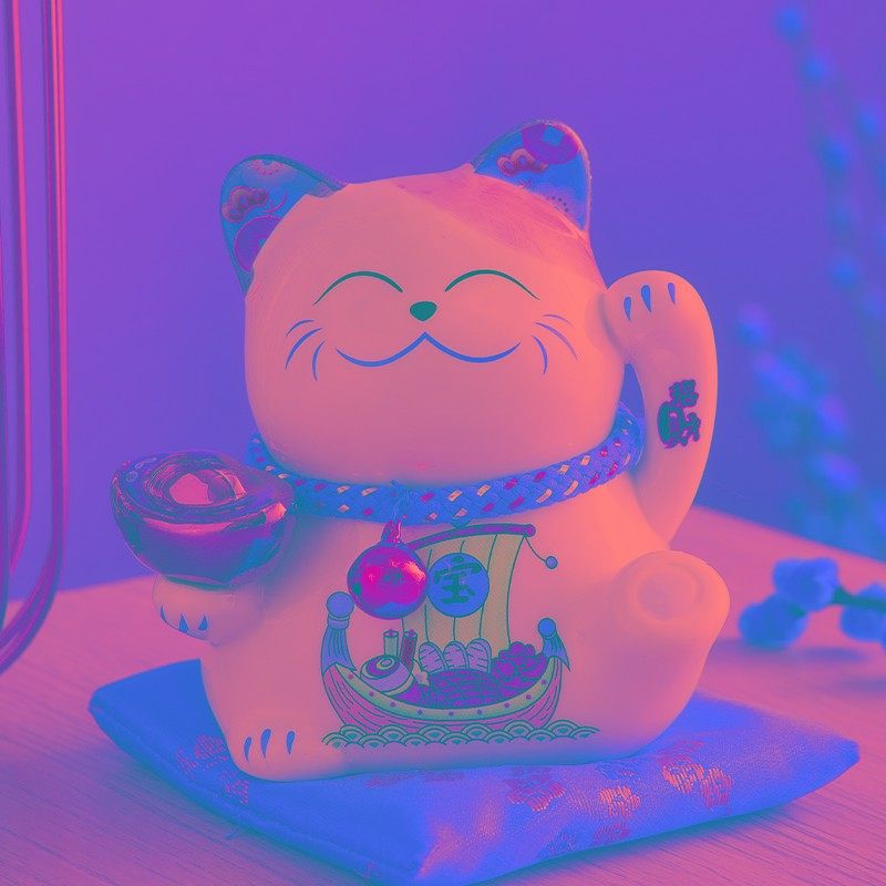 2021年新款存钱罐招财猫摆件乔迁店铺开业送礼品办公室前台储蓄罐