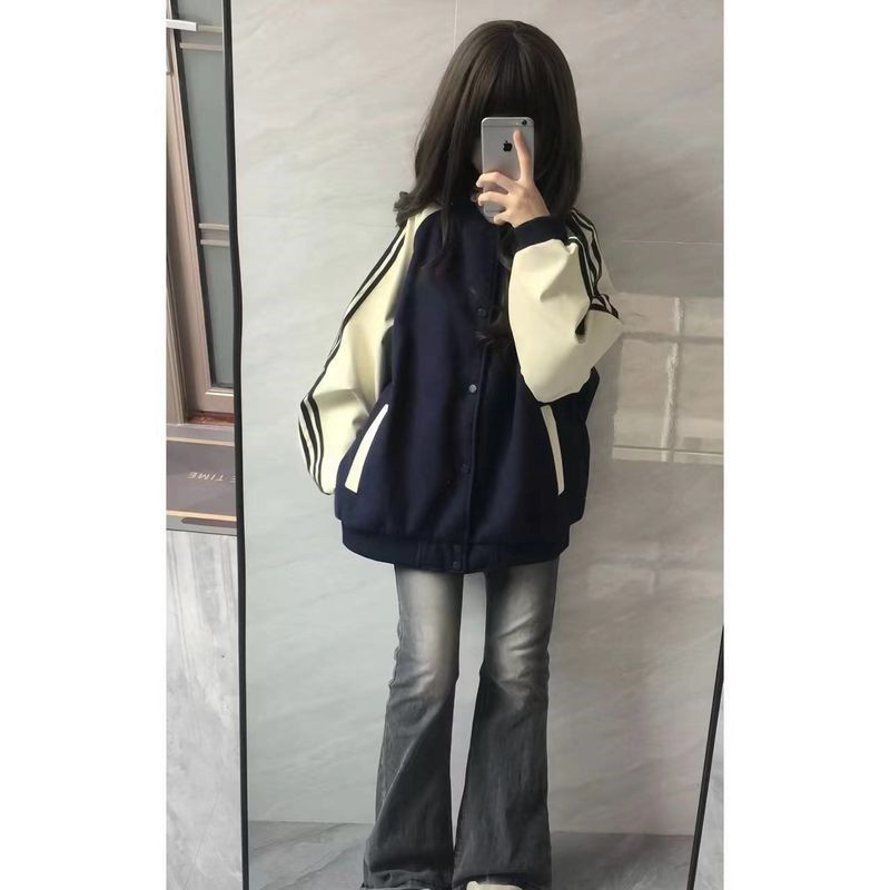 风棒球服短外套女大童装初中学生女孩子春季新款纯色潮夹克上衣女,童装/婴儿装/亲子装,普通外套,淘宝优惠券,粉丝福利购,淘宝优惠卷