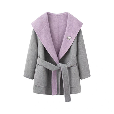 洋气撞色双面呢！2025冬