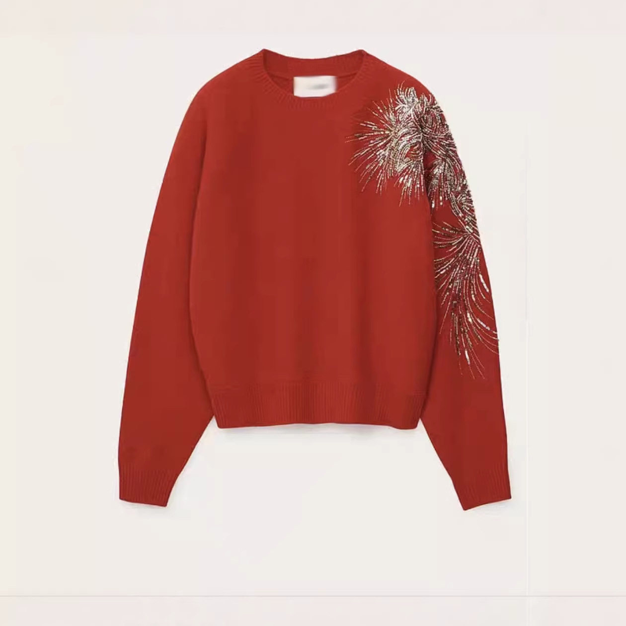 新年氛围红！柜3100+！璀璨烟火红色新年圣诞氛围感毛衣女针织衫,孕妇装/孕产妇用品/营养,针织衫,淘宝优惠券,粉丝福利购,淘宝优惠卷