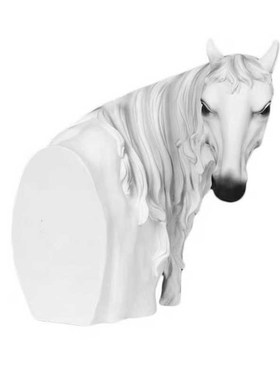 马头摆件轻奢简约马首马头书房摆件样板间客厅酒柜电视柜动物雕塑