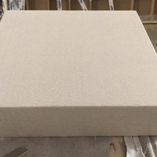 博物馆展柜高密度板包p亚麻布展台展示柜托台展板座垫木制T台板