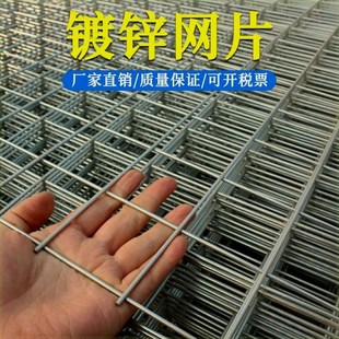 镀锌网片铁丝网围栏加粗狗笼底网铁丝网片笼铁网格网建筑钢筋网片