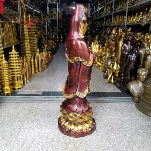 铜观音菩萨送子铜像送子送福送子观音佛像家用工艺摆件