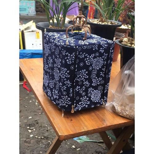 鸟笼笼衣斗四方笼衣土布蜡染布料牛仔面料