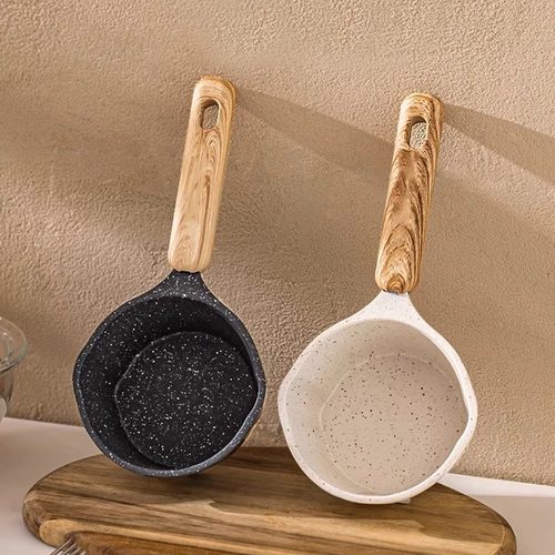 多功能麦饭石泼油小锅家用不粘锅淋油烧油锅热油专用迷你煎蛋锅