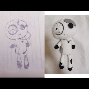 插画变玩偶 涂鸦变公仔 来图定制毛绒玩具 公仔布娃娃  图片定制