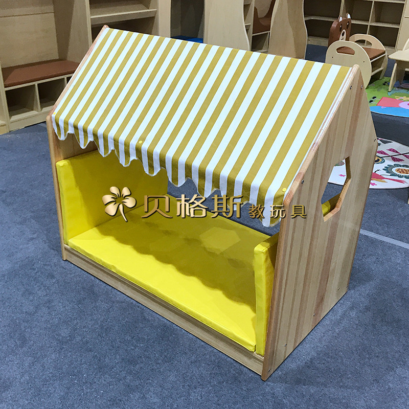 幼儿园儿童阅读区松木休闲小屋软包沙发阅读区小房子过家家沙发,玩具/童车/益智/积木/模型,过家家玩具,淘宝优惠券,粉丝福利购,淘宝优惠卷