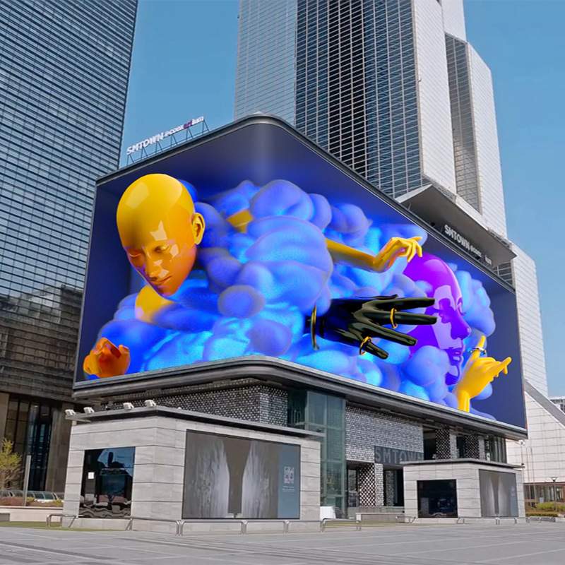 户外led显示屏室外广告屏防水电子屏裸眼3d屏幕全彩屏高清