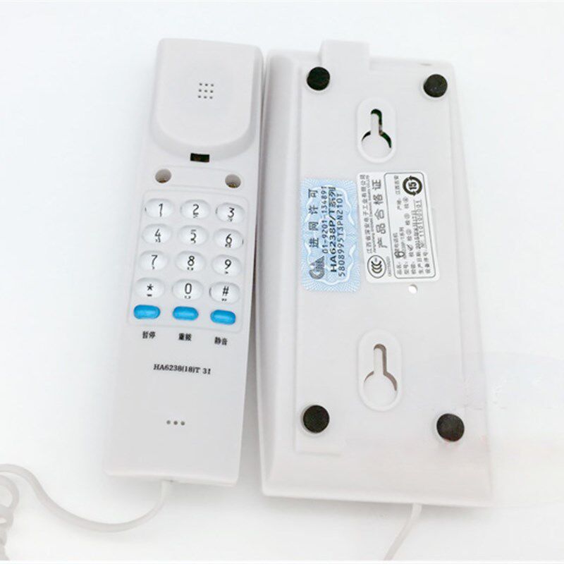 中诺壁挂式固定电话家用挂墙挂壁座办公酒店迷你小型分