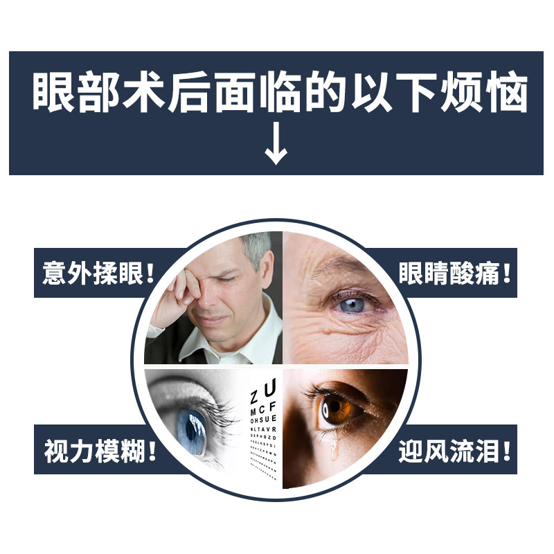 变色近视手术後防护眼镜太阳眼镜防雾遮光护目镜全半飞秒激光防风