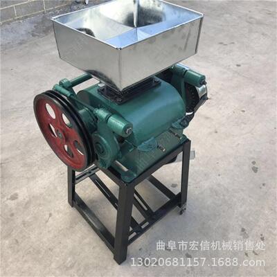 全油新对JQM辊式挤扁 照瓣明电黄豆挤扁机 机坊用花生粒磕机 中小