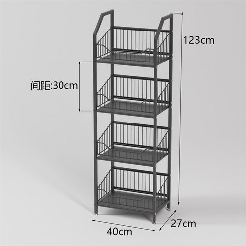 商用零食小卖部小货架展示架饮料多层平板移动超市便利店置物架