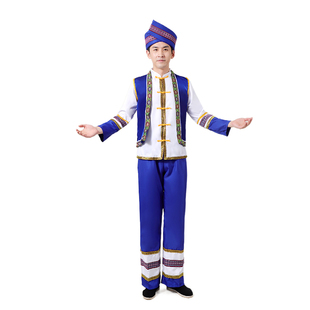 新款苗族舞蹈服装壮族土家族瑶族侗黎族云南广西少数民族男演出服
