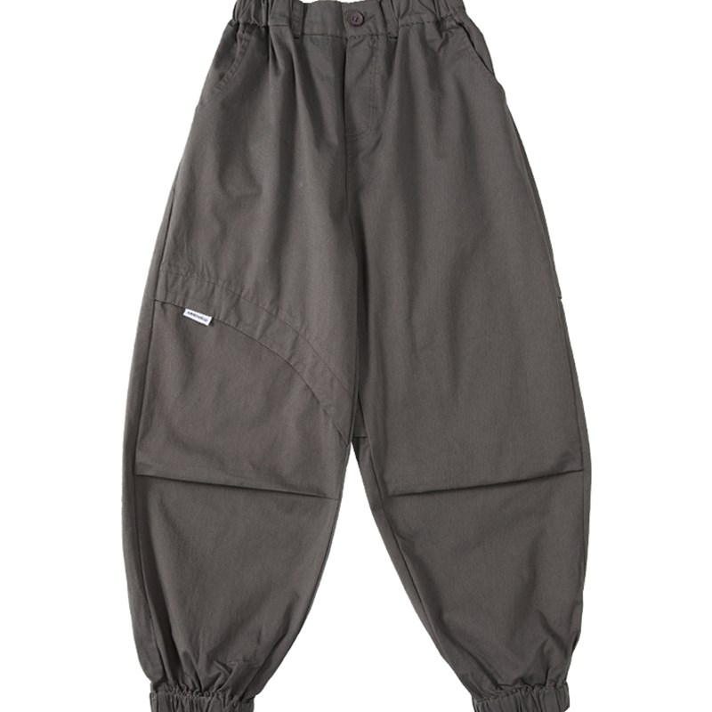 PP星球童装男童工装裤2024春秋款中大童工装风束脚时髦休闲裤儿童