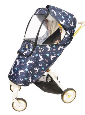 JOBIBI遛娃神器防风罩保暖罩婴儿推车雨罩通用型透气冬季雨衣