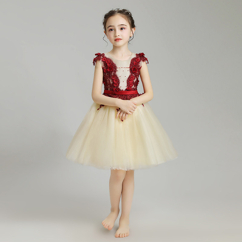 女童晚礼服公主裙儿童婚纱礼服小花童蓬蓬纱连衣裙钢琴表演服秋冬,童装/婴儿装/亲子装,儿童礼服,淘宝优惠券,粉丝福利购,淘宝优惠卷