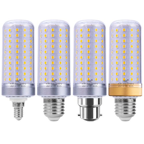 led玉米灯泡室内客厅吊灯E27 B22卡口暖光节能壁灯25W40W三色变光
