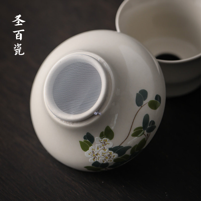茶漏草木灰布复古过装公杯茶隔分茶器茶道