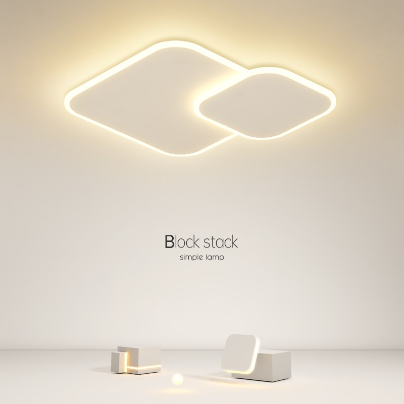 最光灯饰新款卧室灯led吸顶灯简约现代大气客厅书房灯创意餐厅灯