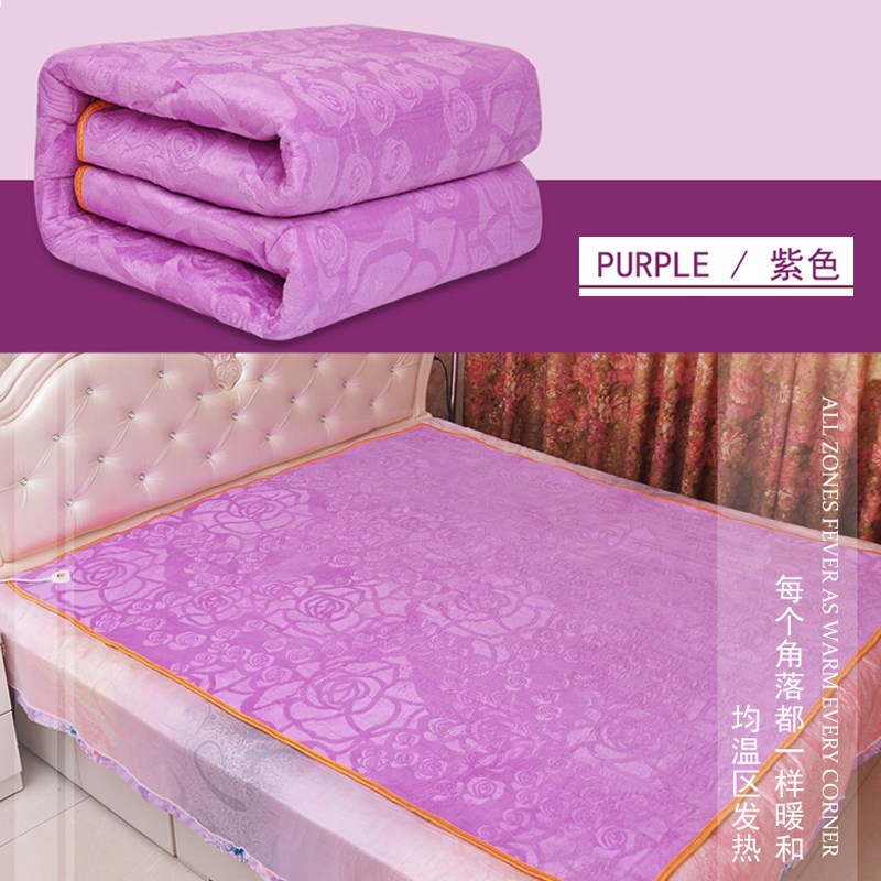 寒夜思除螨智能定时床上毛毯电热毯单双人双控调温防水辐射褥子无