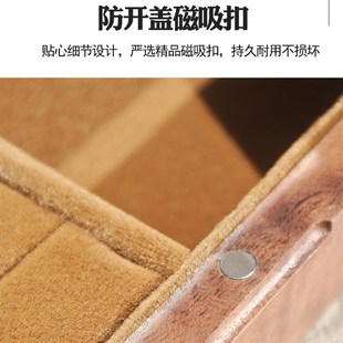 唢呐哨片盒黑胡桃木专业配件收纳盒高档翻盖芯子收纳盒管子哨片盒