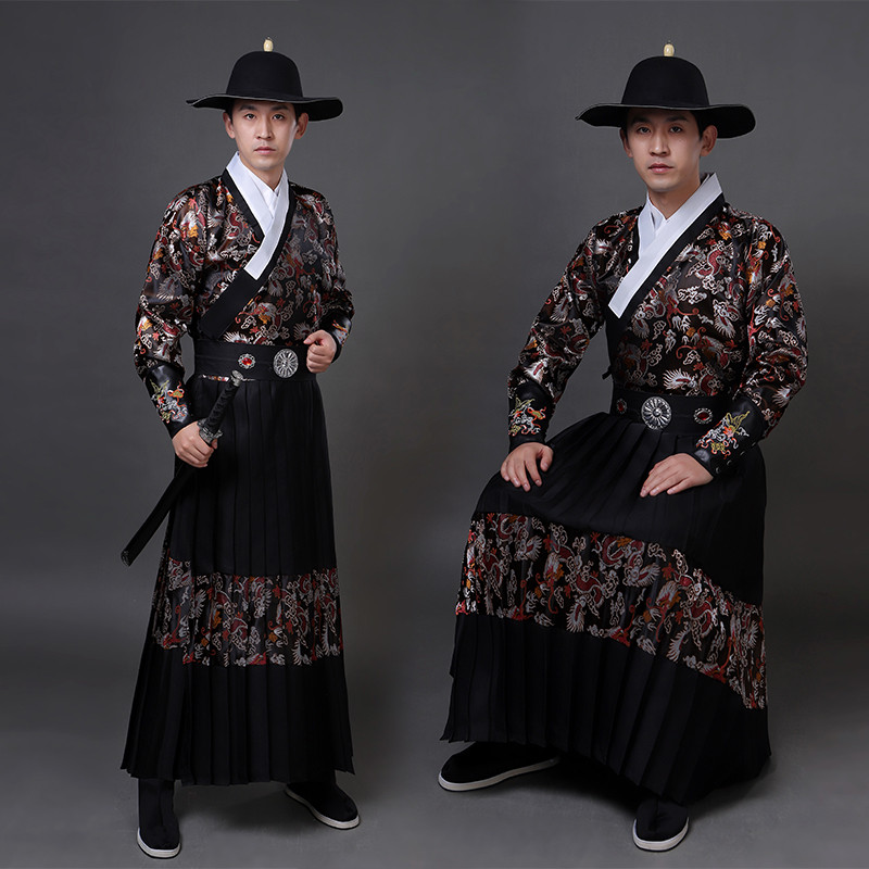 炎蔻古装明制汉服男飞鱼服锦衣卫绣春刀衣服中国风蟒袍曳撒武侠装