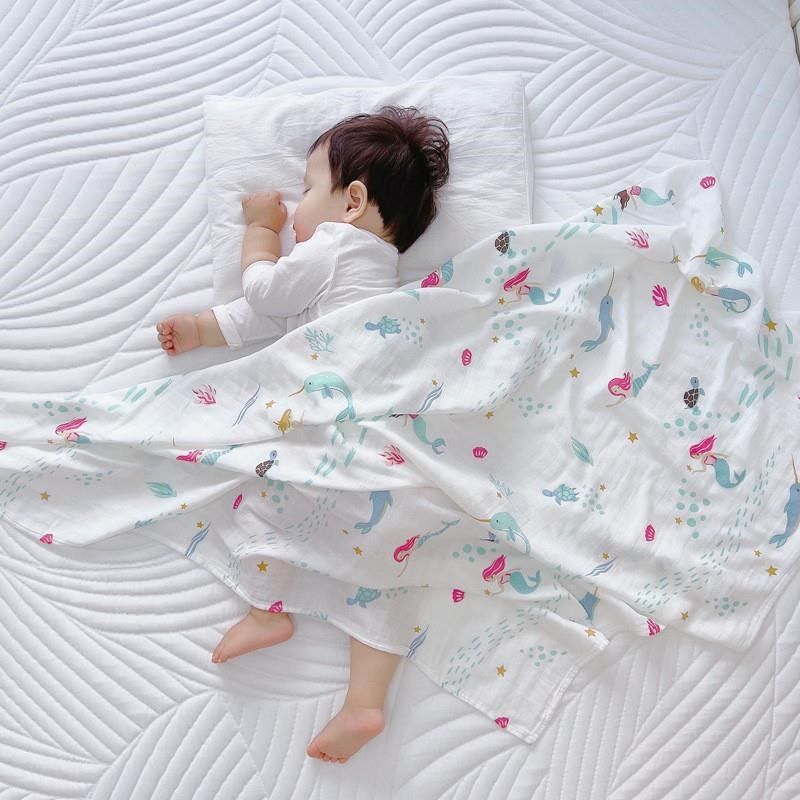双层竹棉纱布宝宝母婴包被包巾浴巾盖毯被子 新生儿抱被婴儿毯,婴童用品,婴童抱被/抱毯,淘宝优惠券,粉丝福利购,淘宝优惠卷
