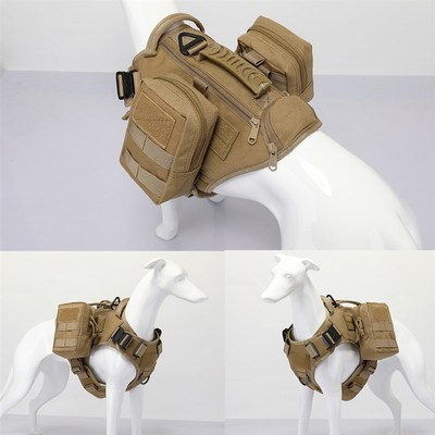 狗战术背心 训犬狗背带金毛德牧狼狗牵引绳马犬大型犬 工作犬背心