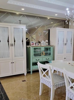 透光不透人玻璃门帘绷纱免打孔内开窗绷纱帘隔断帘魔术贴法式窗帘