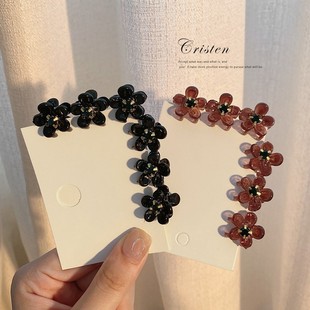 浏海夹前额碎发小抓夹女珍珠花朵发夹小夹子迷你侧边甜美发卡发夹