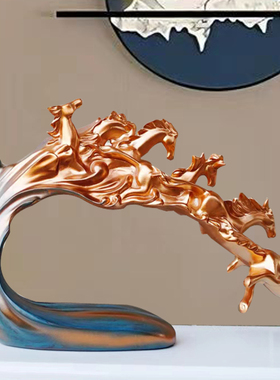 招财艺术简约格调样板房装办公室装饰品摆件家居电视柜玄关书房礼