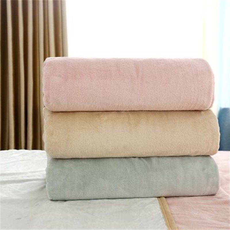 A类防静电秋冬加厚法兰绒毛毯床单宿舍铺床宝宝盖毯单人双人毯子