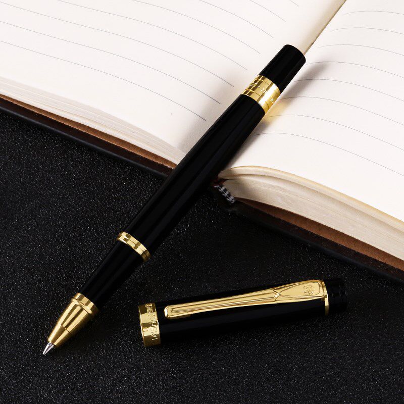 免费刻字英雄3802高档宝珠签字笔签单水笔男女款礼品笔重手感商务