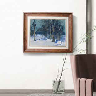 欧式复古油画外框古典数字油画框相框丙烯画框装裱定制装饰画外框