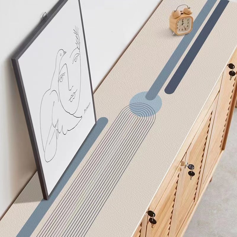 电视柜鞋柜台面垫子桌垫防水防油免洗防烫皮革餐边柜盖布茶几桌布,居家布艺,桌布,淘宝优惠券,粉丝福利购,淘宝优惠卷