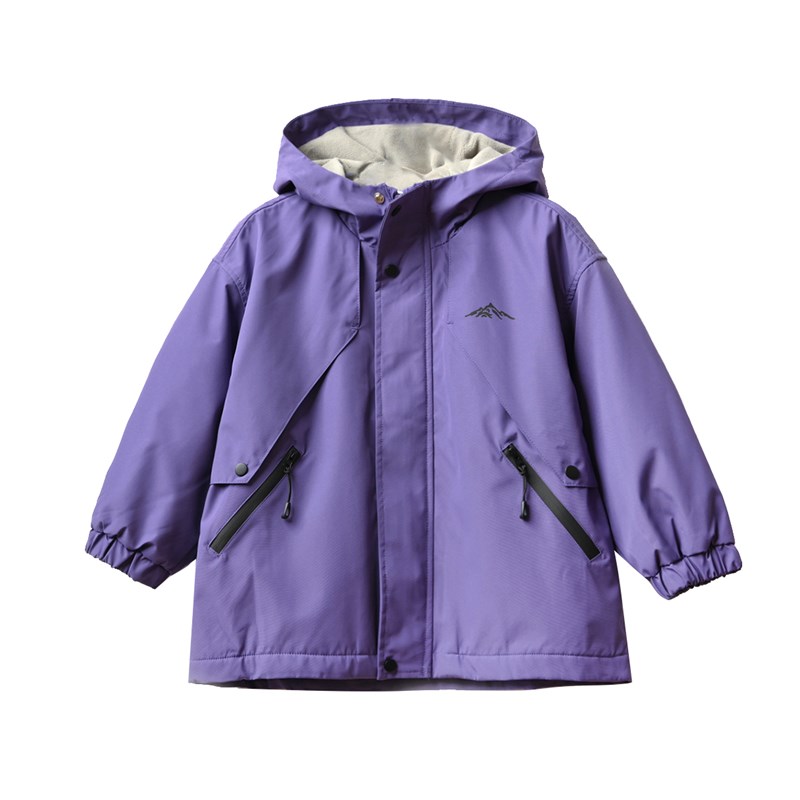 170码中大童 儿童夹棉连帽外套 男童女童防风棉服棉衣 秋冬款童装