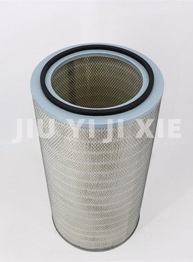 除尘滤芯P191194 白色阻燃除尘滤筒 24平方 圆筒双通工业除尘激光