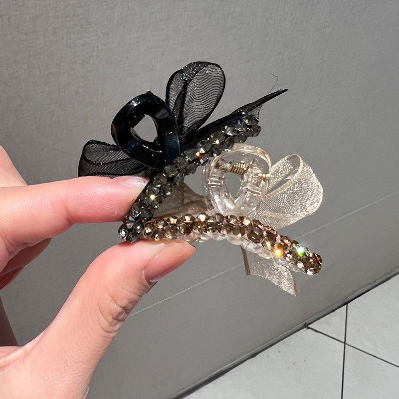 ab双面钻网纱蝴蝶结小号抓夹侧边刘海碎发发卡头饰马尾发夹子夏,节庆用品/礼品,文化创意手环,淘宝优惠券,粉丝福利购,淘宝优惠卷