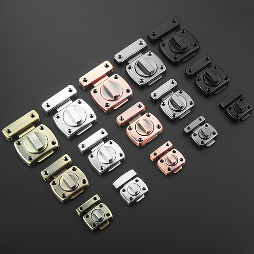 加厚合金插销门栓搭扣卫生间卧室反锁防盗安全门锁扣明装固定卡扣