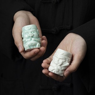 青瓷茶器盖置茶壶盖碗盖子配件家用紫砂壶盖架子盖托茶具茶道零配