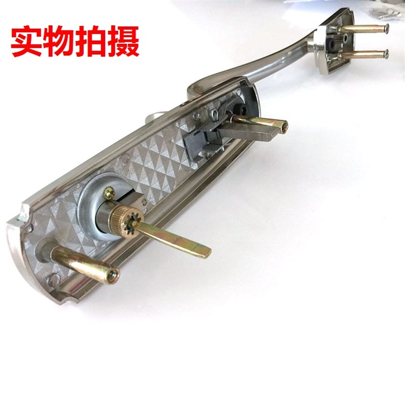 家用皇鼎锁芯实木门通用型白钢罗普斯拉手防盗门超B级碧桂园门锁