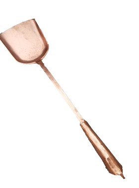 纯手工紫铜勺铲红铜锅铲子加长饭勺汤炒勺家用地锅铜铲子勺子厨具