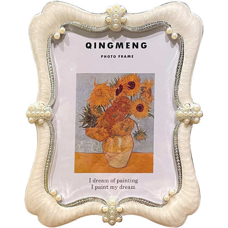 创意复古相框摆台欧式冲印相片洗照片加做成挂墙6 7 10寸金属简约