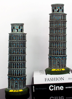 意大利披萨斜塔地标建筑模型罗马斗兽场装饰摆饰工艺礼品摆饰旅游