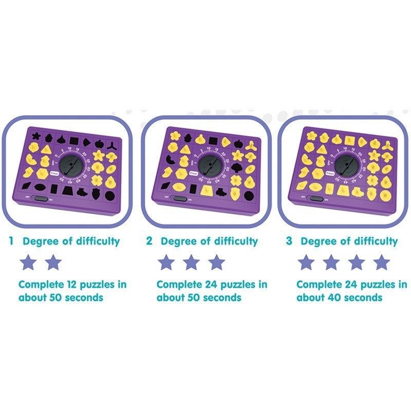 儿童计时配对拼图游戏形状认知早教益智桌游亲子互动专注力,玩具/童车/益智/积木/模型,儿童桌面游戏类,淘宝优惠券,粉丝福利购,淘宝优惠卷