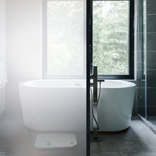 墨斗鱼磨砂玻璃贴膜窗户防窥膜贴纸透光贴纸卫生间带背胶