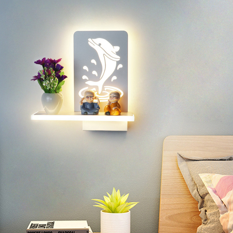 现代卧室床头温馨浪漫装饰LD壁灯客厅背景墙创意极简墙壁灯,家装灯饰光源,壁灯,淘宝优惠券,粉丝福利购,淘宝优惠卷