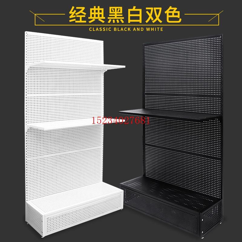 洞洞板超市货架多层小零食壳挂架饰品展示架落地